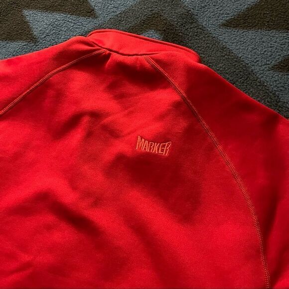 Marker Moc Turtle Neck Quarter Zip Fleece in Pink (L) - Picture 2 of 11